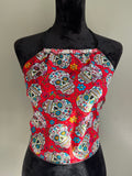 Sugar skull Halter top