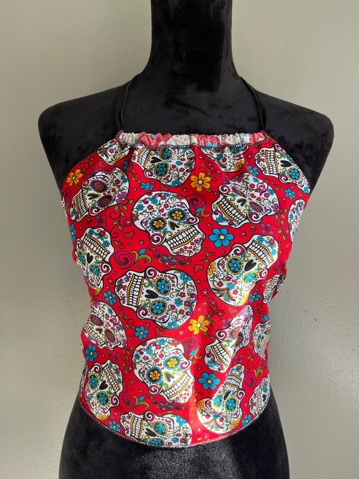 Sugar skull Halter top